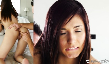 Short-sighted girl first time Fucks on the casting with bulging agent