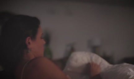 A passionate mother with big tits was pleased with a stepson