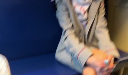 Russian conductor and tea will bring and a juicy blowjob will make