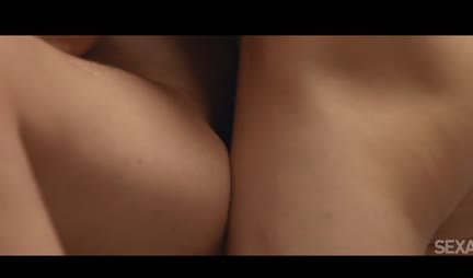 Brunette with beautiful tits fuck with boyfriend