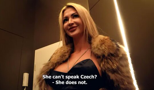 An elite prostitute gave a man a premium pleasure