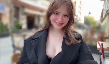 Russian cutie with great tits fell for a pickup truck