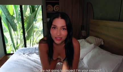 Sexy girl with big tits took the dick