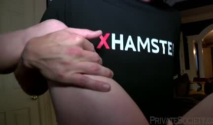 The girl got up doggy style and the guy stuck his dick into her tight anal