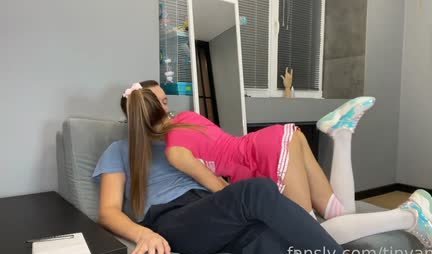 Skinny girl is delighted with anal fucking with her boyfriend