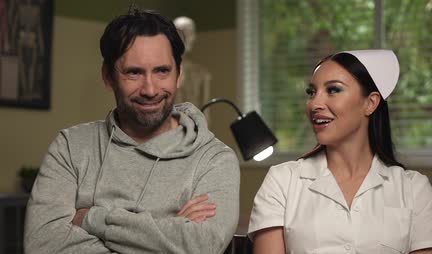 Nurse with big tits loves really hard fucking