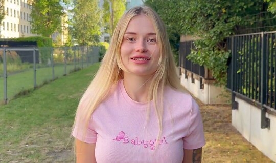 Meeting a blonde ended with a bright orgasm