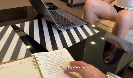 Shy woman got doggy style in front of her colleague in homemade porn