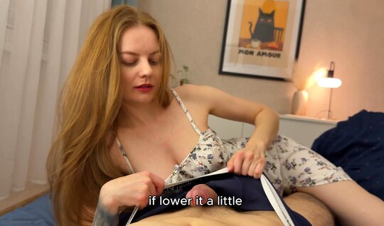 Got into a guy's panties to suck in homemade porn