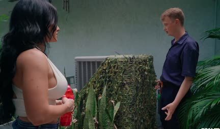 Passionate experienced woman let a young penis into tight anal