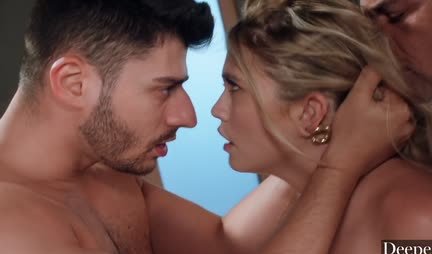 Milf with big tits gets fucked cool in MFM porn video