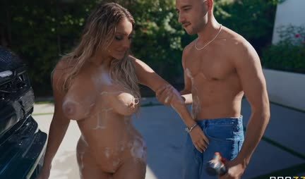 Beauty pleased a handsome guy with a deep blowjob