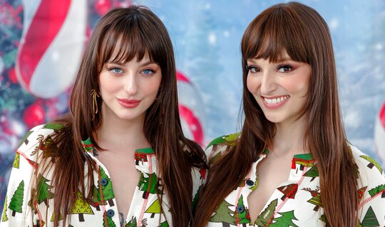 Gorgeous beauties exchanged guys for a threesome