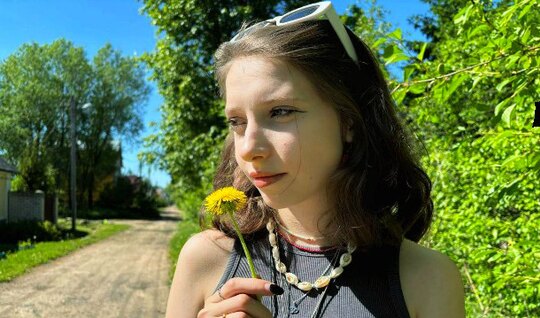 The Russian cutie herself didn’t understand how she ended...