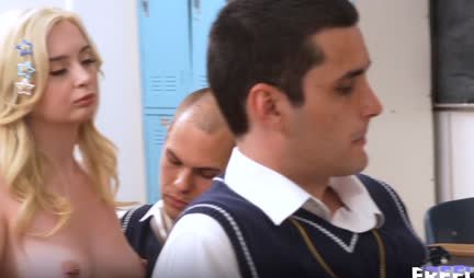 Students had a group sex after classes in the office