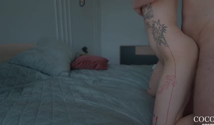 Skinny girlfriend came specifically to suck dick