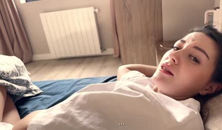 Russian beauty was only happy about morning sex