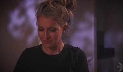 Stepson found solace on his mother's big breasts