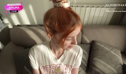 Red-haired stepdaughter couldn't refuse her stepfather's dick