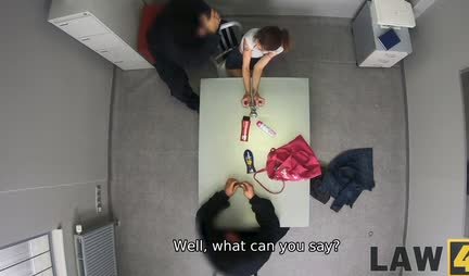 They grabbed a young cutie and fucked her hard together