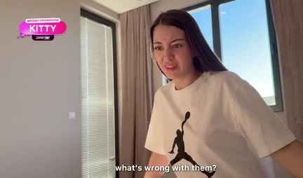 Homemade porn video with a Russian sex lover