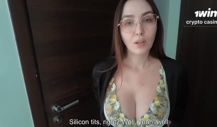 Russian milf let me touch her tits and more