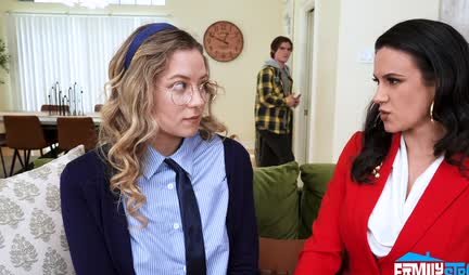 Busty mother showed how to fuck properly