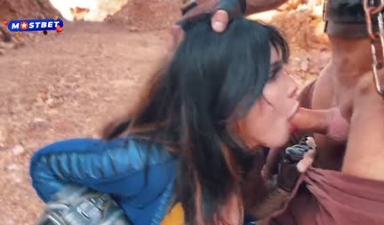 In the Wild West, a Russian girl gave herself to a passionate macho