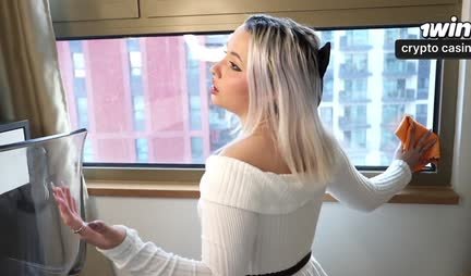 Flexible Russian girl is ready to fuck in any unusual position