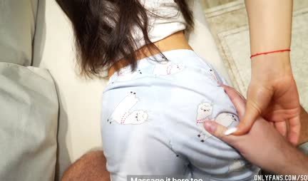 In close-up porn, a guy enjoys his girlfriend's pussy