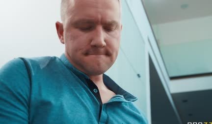 Girl with big tits enjoys streams of sperm