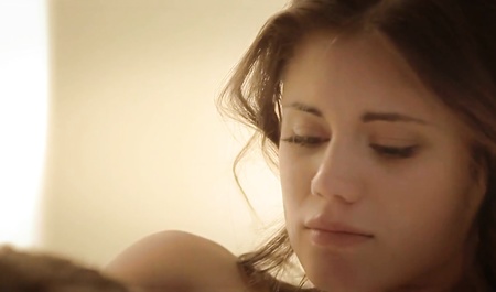 Hard sex young couple after marriage