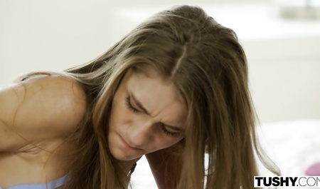 Young girl substitutes ass friend stepmother