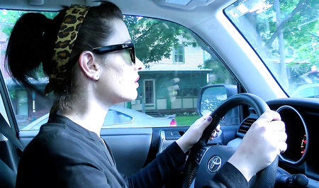 Jerked off and sucked away by car to the nearest grove